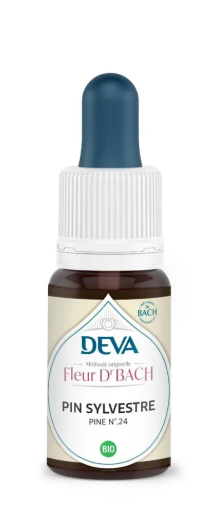 Jardin malin:Complément alimentaire fleur de Bach pin sylvestre bio Deva - 15 ml