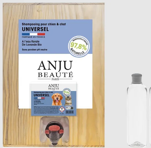 Utile extérieur:Shampooing pour chien universel eau florale lavande bio Anju beauté - 250 ml