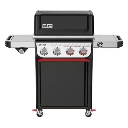 Pour un extérieur bien organisé：Barbecue gaz Spirit EP-435 coloris noir en acier émaillé Weber - 118 x 65 x 13 cm