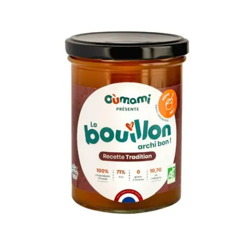 Pour votre espace extérieur:Bouillon bio tradition OùMami - 370 ml