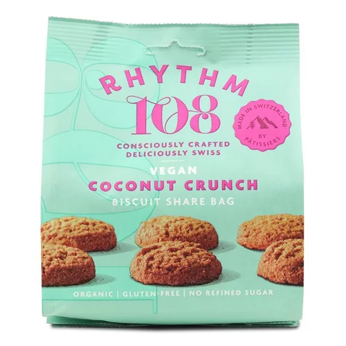 Pour personnaliser vos extérieurs:Biscuits croquant bio noix de coco Rythm 108 - 135 g