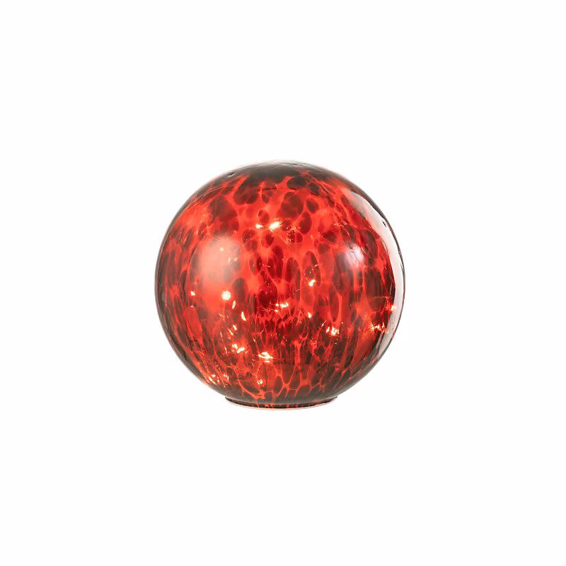 Boule led en verre multicouleur 20.5 × 20.5 × 20.5 cm