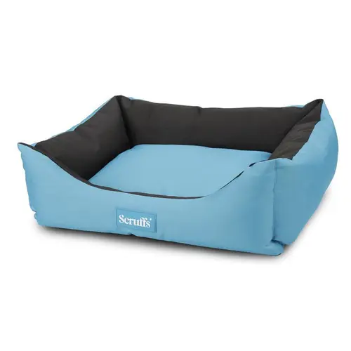 Pour organiser le jardin：Corbeille imperméable pour chien coloris bleu Scruffs Expédition – Taille M