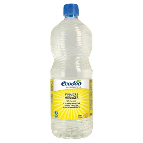 Utile au jardin:Vinaigre d'alcool blanc 12% acidité Ecodoo 1 l