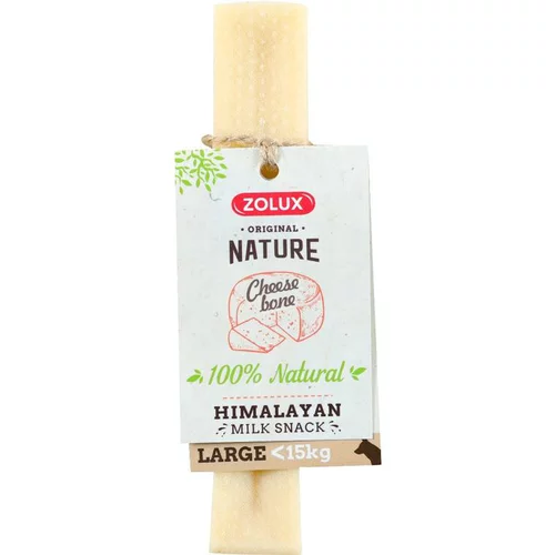 Déco au jardin：Friandise Cheese Bone pour le chien Zolux – Taille L
