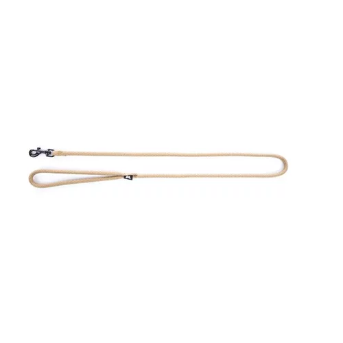 Solution extérieure:Laisse ronde pour chien coloris beige 1,3 cm x 1 m