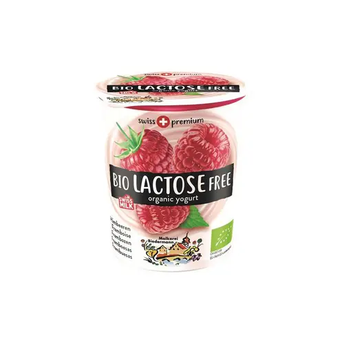 Solution pour le jardin：Yaourt de vache framboise sans lactose bio Biedermann – 200 g