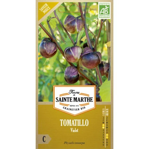 Pour plus de praticité au jardin：Graines de Tomatillo violet bio Ferme de Sainte Marthe - graines à semer