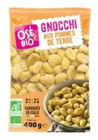 À avoir pour l’extérieur：Sachet de gnocchis à base de pomme de terre Osé Bio - 400 g