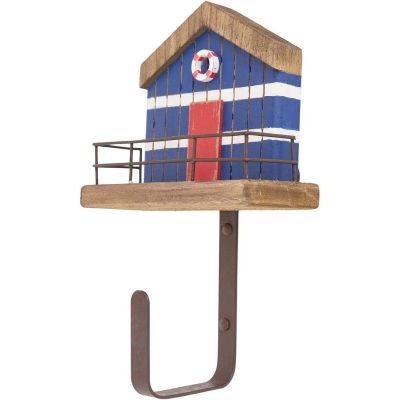 Patère en bois et métal Sea (Cabane de pêcheur)