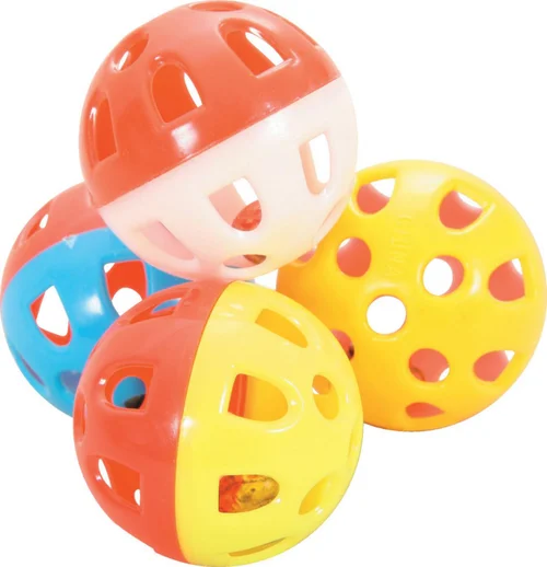 Une sélection pour l’extérieur:Jouets avec grelot pour chat coloris multicolore Zolux - Ø 3 cm x 4