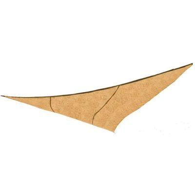 Voile d'ombrage triangulaire en jute (5 m)