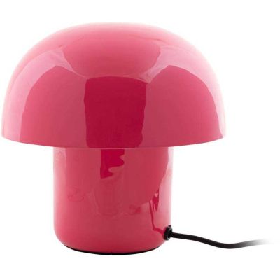 Lampe à poser en métal coloré Fat Mushroom Mini (Rose)
