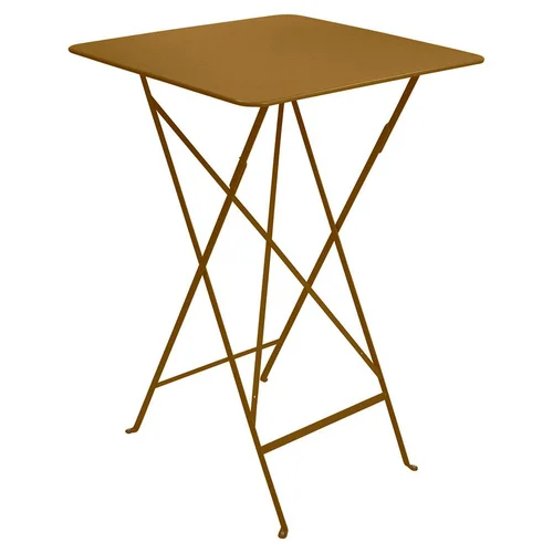 Pour votre projet：Mange debout Bistro coloris marron en acier Fermob - 71 x 71 x 105 cm