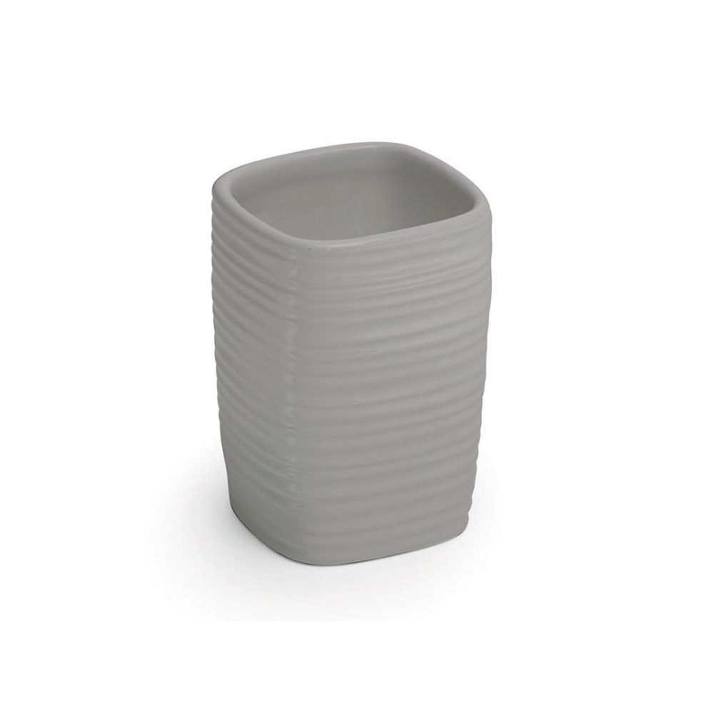 Calla Porte-Brosse À Dents En Céramique Gris – Réf. GCUNGQBXC8748156870