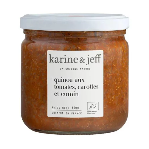 Adapté à l’extérieur：Bocal de quinoa à la bolivienne bio Karine & Jeff - 350 g