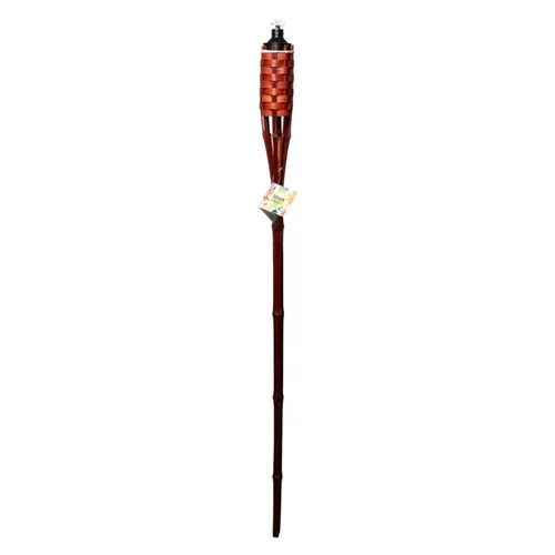 Plaisir dehors:Torche en bambou avec réservoir à huile Estivade - 150 cm