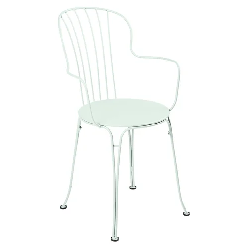 L’essentiel pour le jardin:Fauteuil Bridge Opera + coloris vert en acier Fermob - 52 x 56 cm