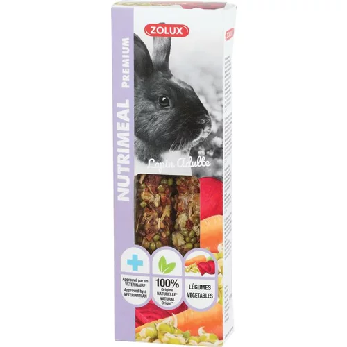 Idée pour le jardin:Sticks aux légumes pour lapin Zolux Nutrimeal - 110 g