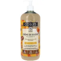 Extérieur équipement：Crème de douche bio relaxante châtaigne caramel en flacon pompe Coslys - 250 ml