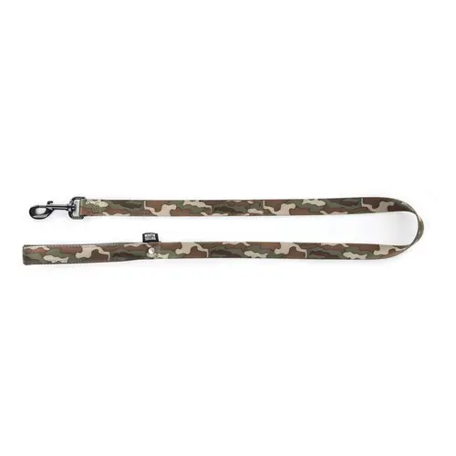 Une touche extérieure：Laisse Confort Camouflage marron 2,5x120 cm