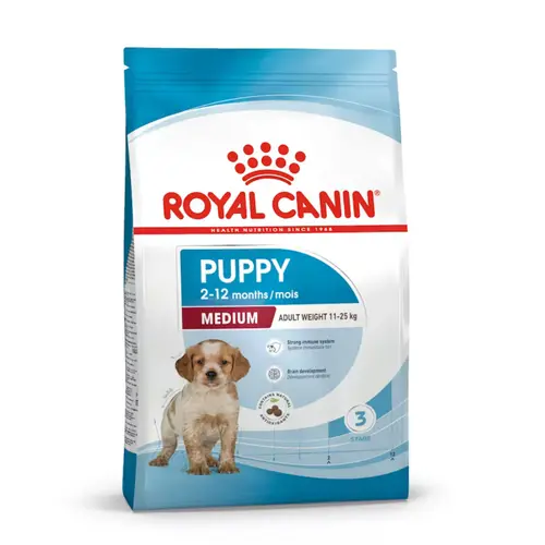 Moderne au jardin：Croquettes pour chiot de taille moyenne Royal Canin Medium Puppy - 15 kg