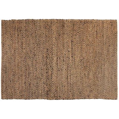 Tapis en jute et coton Elliot carbone (120 x 170 cm)