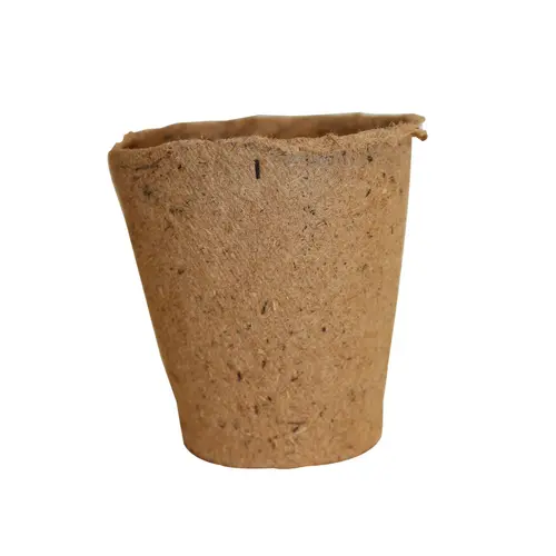 Utile dehors:Lot de 20 godets ronds biodégradables Jany - Ø 8 cm