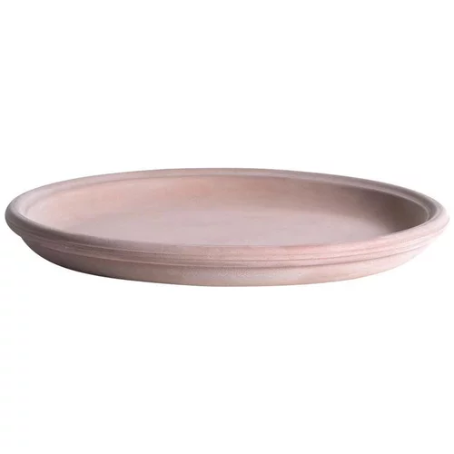Idéal pour vos extérieurs:Soucoupe assiette coloris terre claire - Ø 35 cm