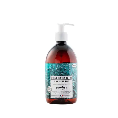 Solution simple：Huile de sardine pour chien et chat Bubimex - 500 ml