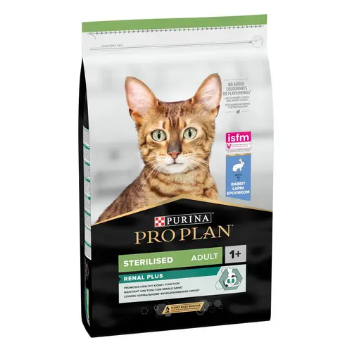 Jardin maison:Croquette pour chat adulte stérilisé au lapin Pro Plan - 10 kg