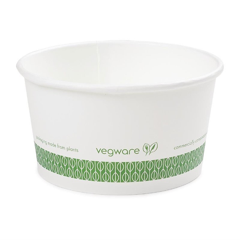 Bol à Soupe ou Glace Compostable 110 ml Série 90 – Vegware Lot de 1000