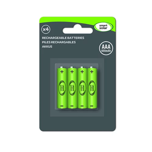 Jardin et confort:Piles AAA vertes en pack de 4