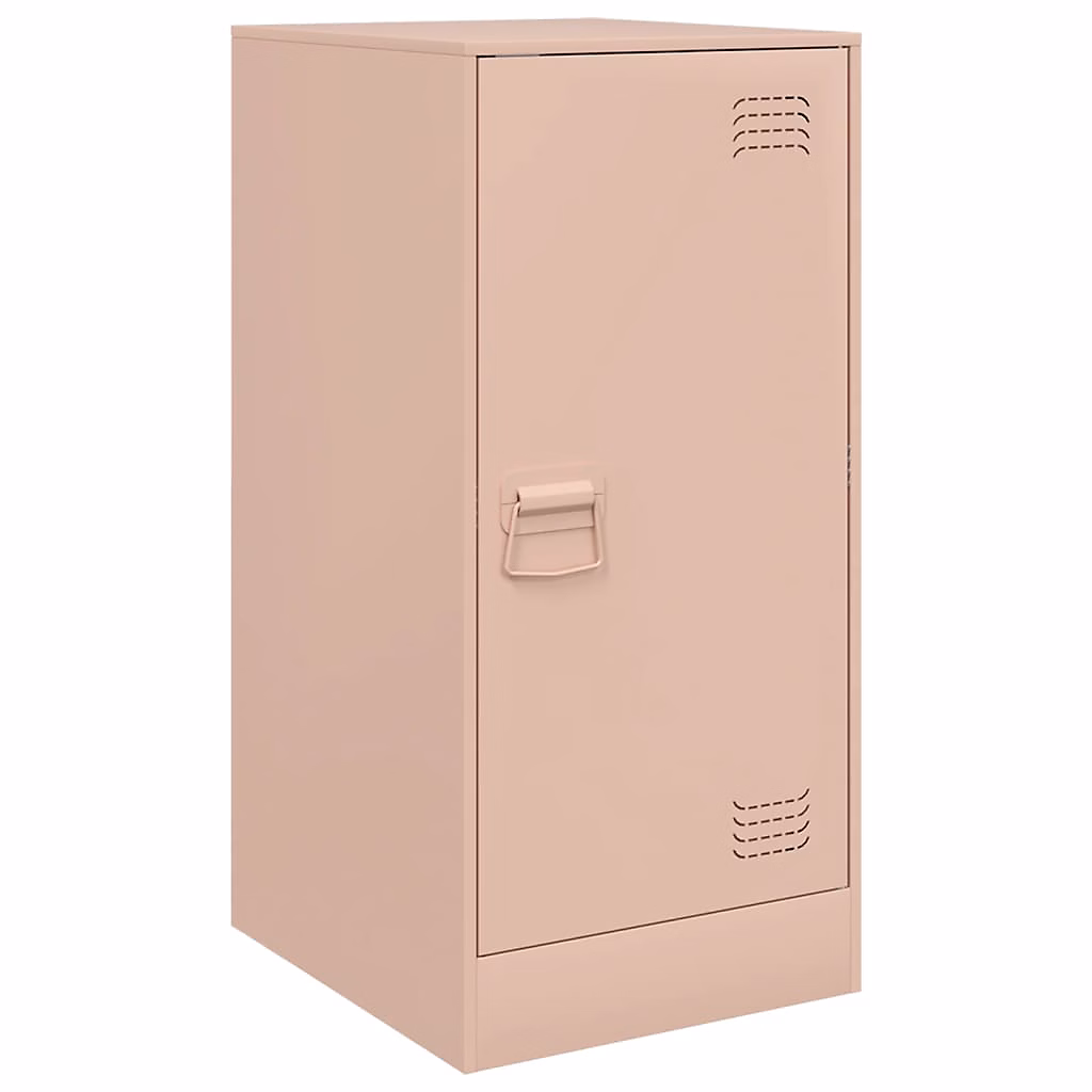 Buffet rose 34 – 5 × 39 × 73 cm acier vidaXL