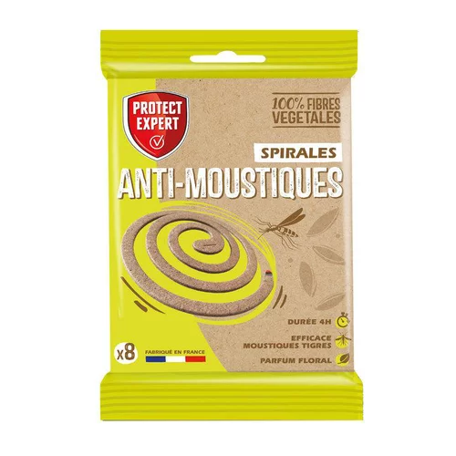 Facile à intégrer au jardin:Spirales anti-moustiques x8