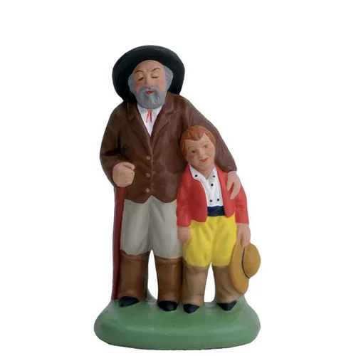 Sélection extérieure:Aveugle et enfant 7 cm
