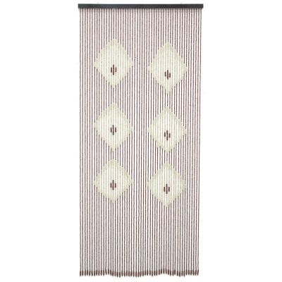 Rideau de porte en bois (Losange)