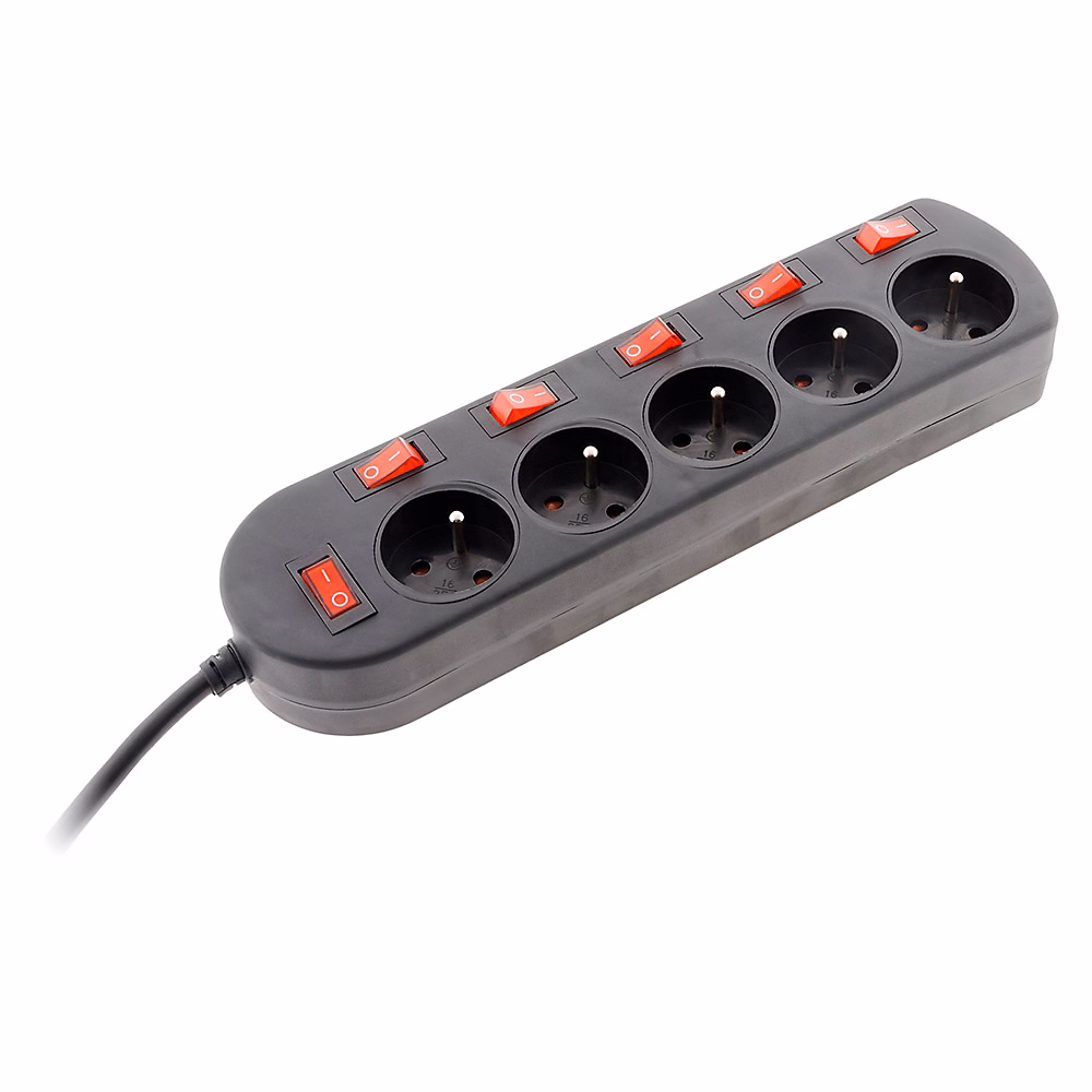 Bloc SONO 5 prises 16A 2P+T + 6 interrupteurs 3m – Zenitech