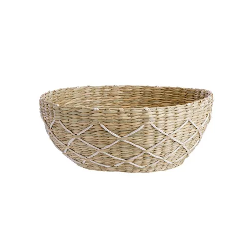 Solution utile:Corbeille coloris marron en osier - Ø 30 cm
