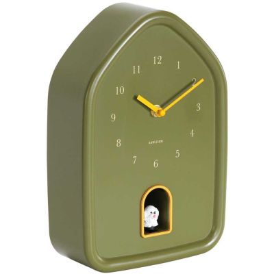 Horloge à poser Modern Doggy (Vert)