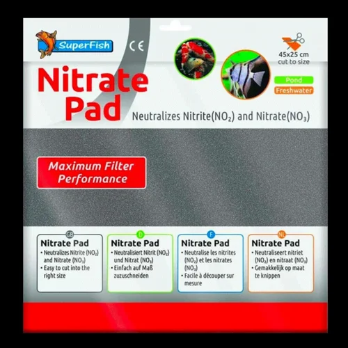 Jardin confort plus：Mousse filtrante anti-nitrate, efficace, SUPERFISH BASSIN - 45x25 cm