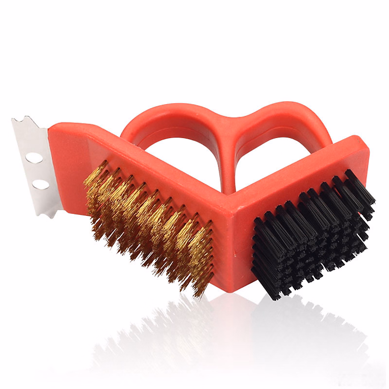 Brosse de nettoyage multifonctionnelle pour barbecue ustensiles de cuisine brosse en fil de cuivre domestique accessoires d'out – Réf. LNQTCNCIX3184727568