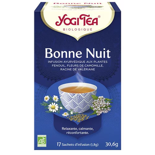 Qualité pour le jardin：Yogi Tea Bonne nuit – La boîte de 17 sachets