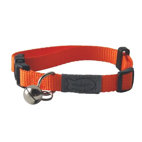 Jardin durable:Collier pour chat rouge en nylon Basic Line Wouapy – Taille unique
