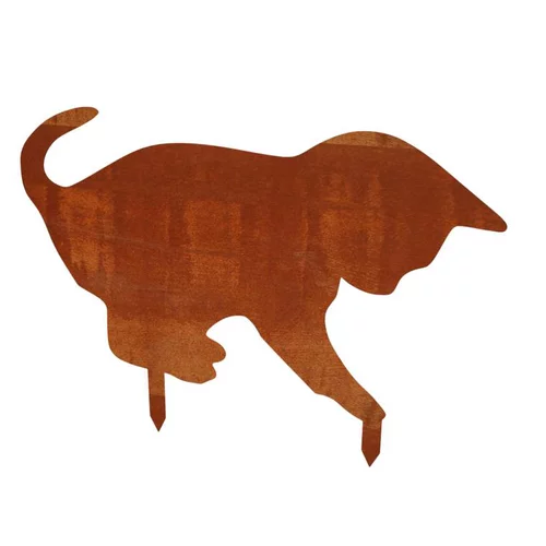 Pour votre confort en extérieur：Statue de jardin à planter chaton H 18 cm