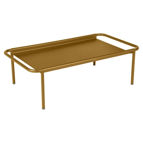 Essentiel maison:Table basse Coolside coloris pain d'épices en acier Fermob - 115 x 63 cm