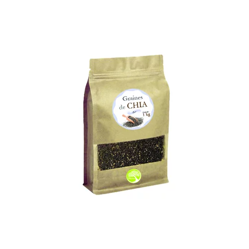Pour vos projets extérieurs：Graines de chia 1kg