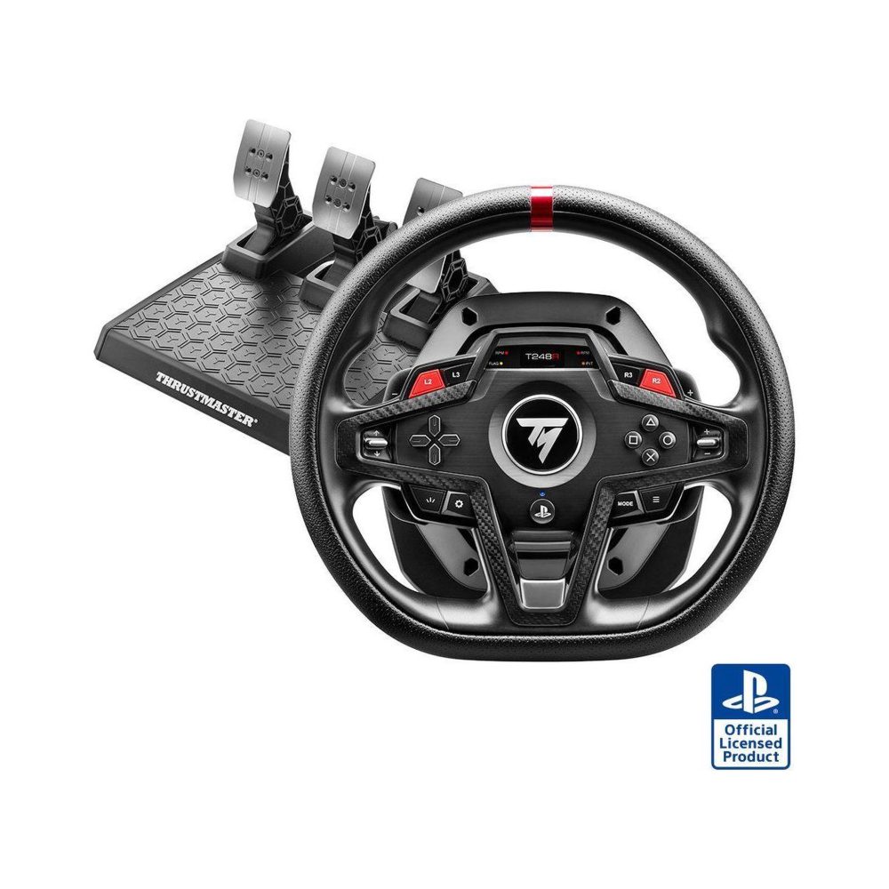 Thrustmaster Volant pc - thrustmaster - t248r - ergonomique et polyvalent - 280 mm - noir