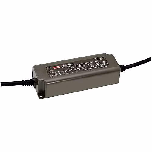 Driver LED Mean Well PWM – 40 | 24 | 40 W | 24 V | 1670 mA | boîtier IP67