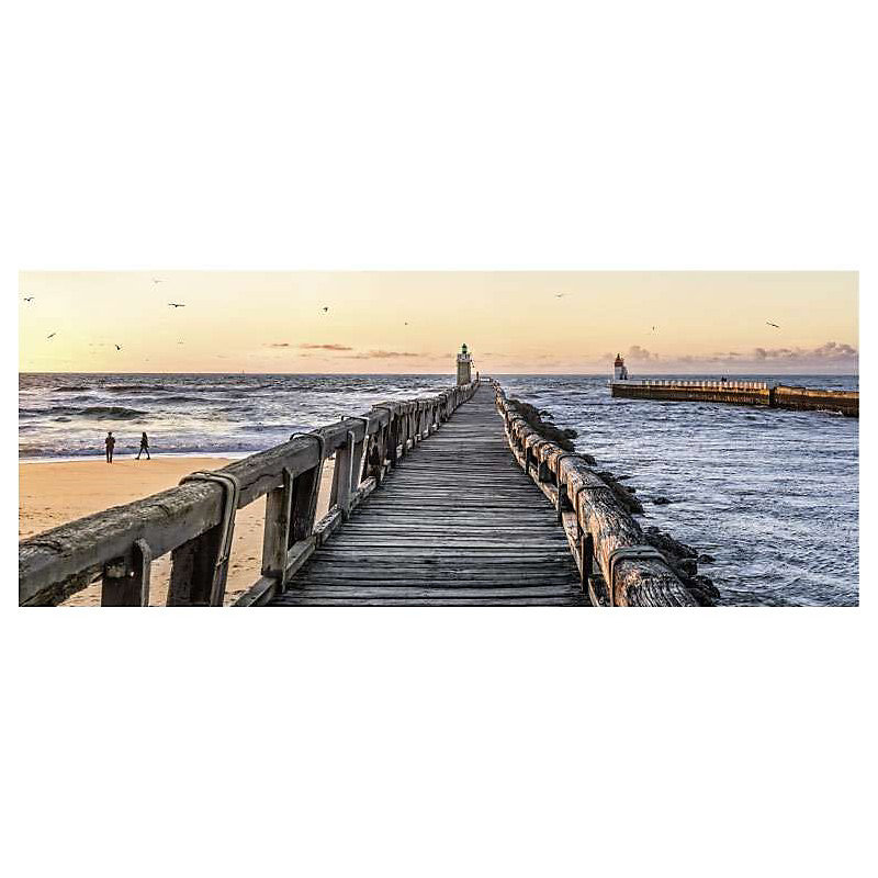 Brise vue imprimé ESTACADE CAPBRETON | H.2 x L.5 m – 100% occultant – Made in France par Scenolia + kit de fixation offert